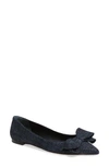 Tory Burch Therese Ballet Flat In Royal Navy