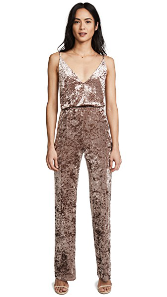 bb dakota velvet jumpsuit