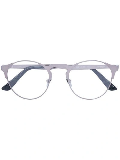 Calvin Klein Round Frame Glasses