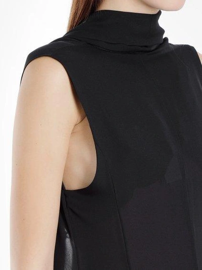 Isabel Benenato Women's Black Sleeveless Long Silk Dress