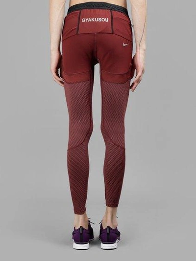 Nike Gyakusou Utility Tights In Burgundy | ModeSens