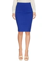 Pinko Knee Length Skirt In Blue