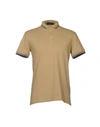 Fred Perry Polo Shirts In Camel