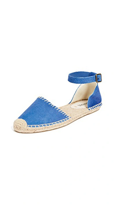 Soludos D'orsay Espadrille Flats In Marlin Blue