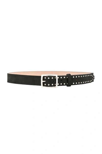 Rag & Bone Boyfriend Leather Belt In Black