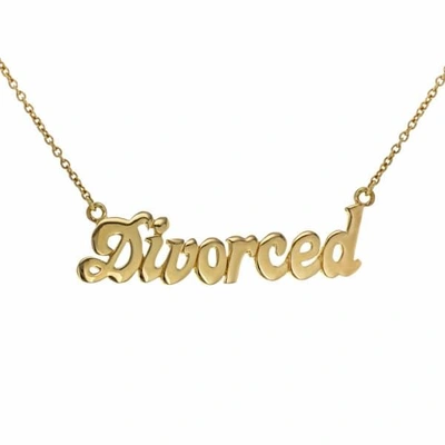 True Rocks “divorced" Necklace Yellow Gold