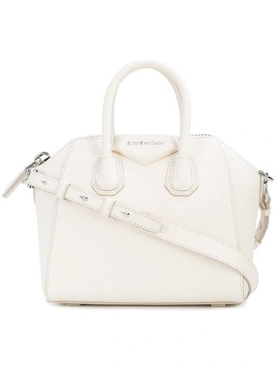 Givenchy Mini Antigona Tote In White