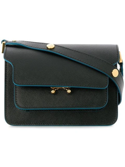 Marni Mini Trunk Shoulder Bag - Black