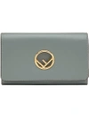 Fendi Gold-tone Logo Mini Bag - Green