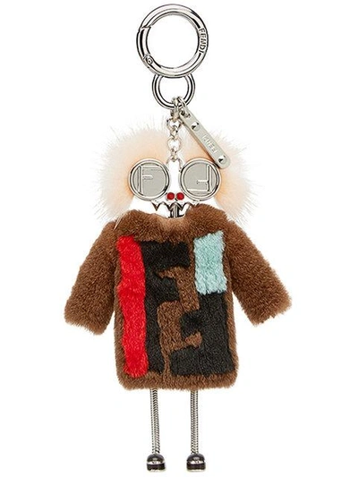 Fendi Teen Witches Charm - Brown