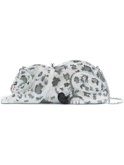 Judith Leiber Snow Leopard Clutch