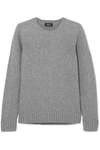 Apc Vivian Wool And Cashmere-blend Sweater In Gray