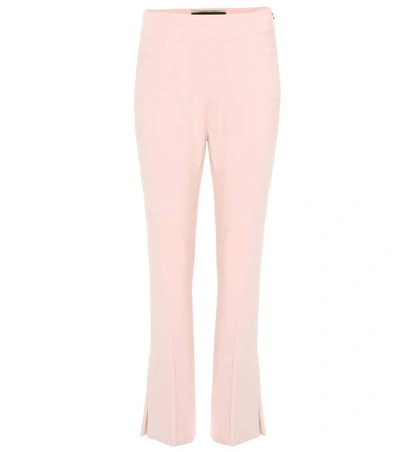 Roland Mouret Goswell Crêpe Trousers In Black
