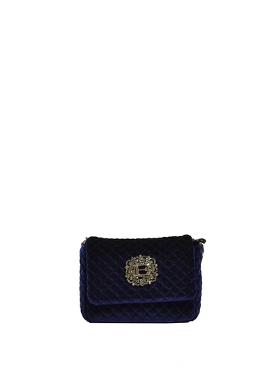 Ermanno Scervino Pochette Velluto Blu Navy ModeSens