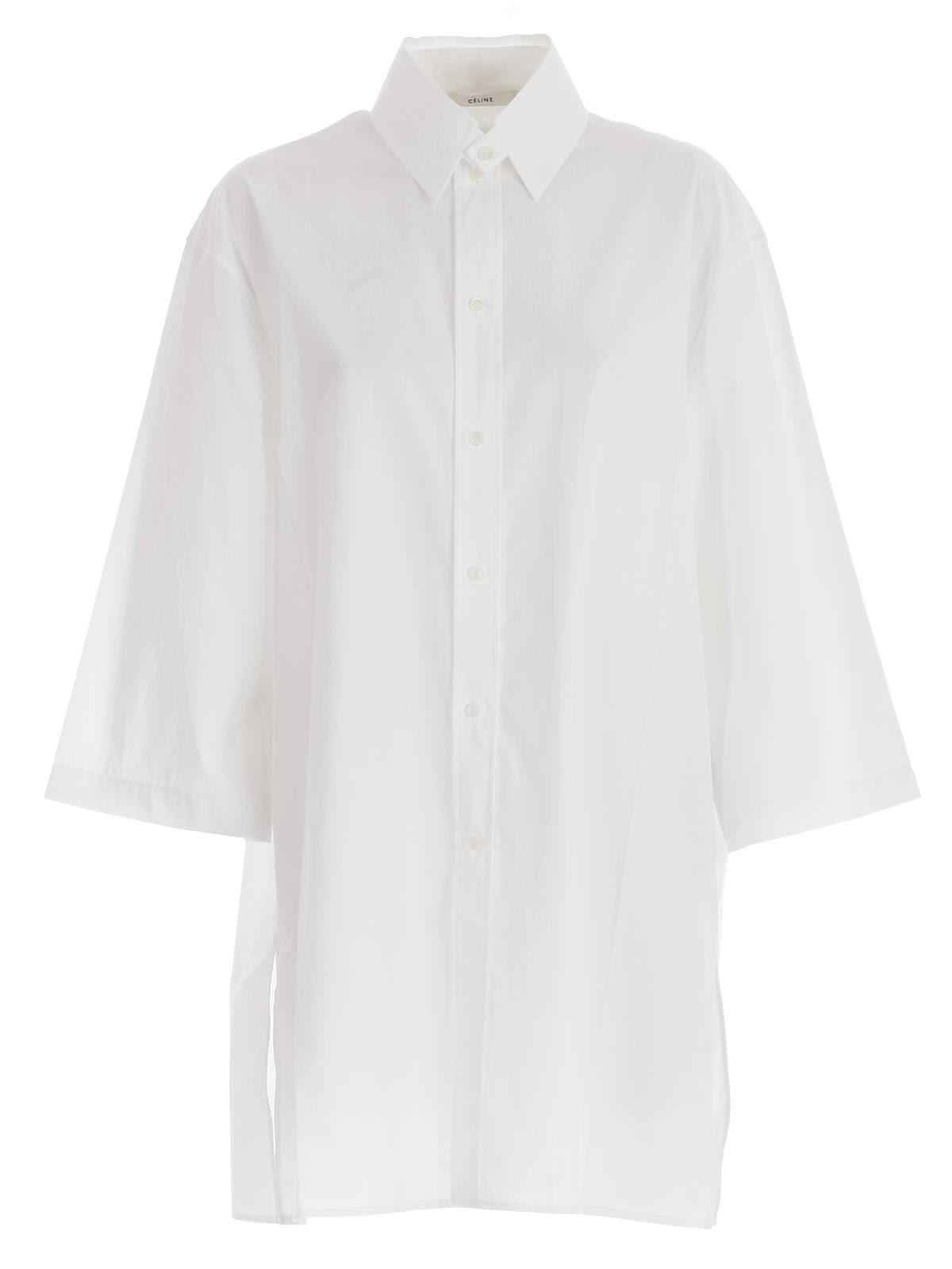 Celine Shirt In 01op Optic White | ModeSens