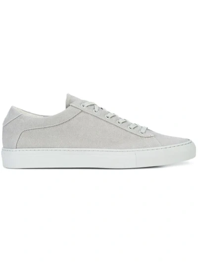 Koio Capri Perla Canvas Sneakers In Grey