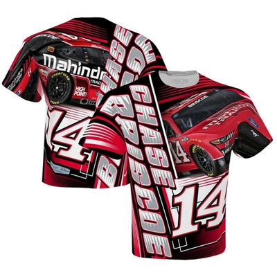 Stewart-haas Racing Team Collection White Chase Briscoe Haas Tooling Sublimated Dynamic Total Print