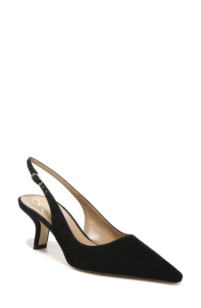 Sam Edelman Women's Bianka Slingback Kitten-heel Pumps Women's Shoes In Black