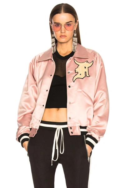 fear of god サテンジャケット アウター Fear Of God Satin Coaches Jacket In Pink | ModeSens