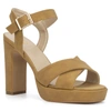 New York And Company Adalia Platform Heel Sandal In Tan