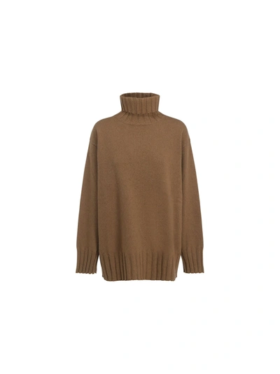 Malo Women's Brown Cashmere Sweater