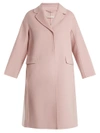 Max Mara Grolla Wool Coat In Pink