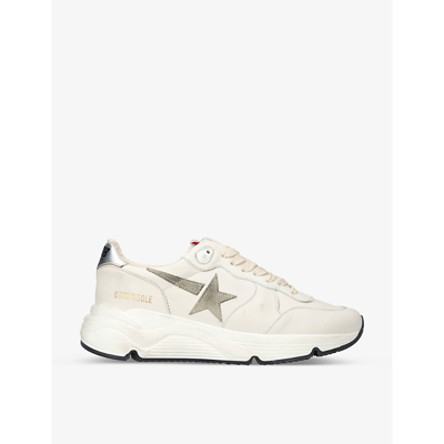 Golden Goose Running Golden Gooose Running Sole In Leather In White