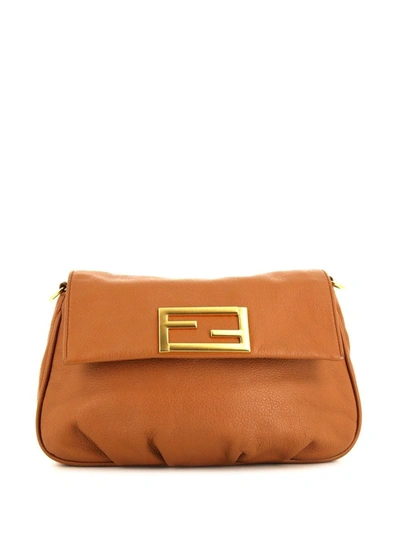 Pre-owned Fendi Big Mamma Shoulder Bag In Brown