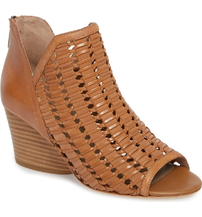 Donald J Pliner Women's Jacqi Woven Leather Wedge Heel Sandals In Brown