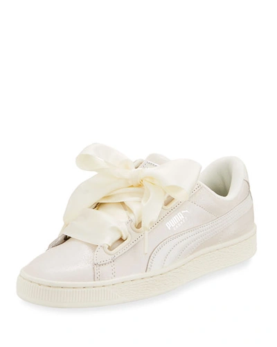 Puma Basket Heart Lace-up Sneakers