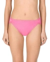 Natori Bliss French Cut Lace Trimmed Briefs In Ceramic Pink