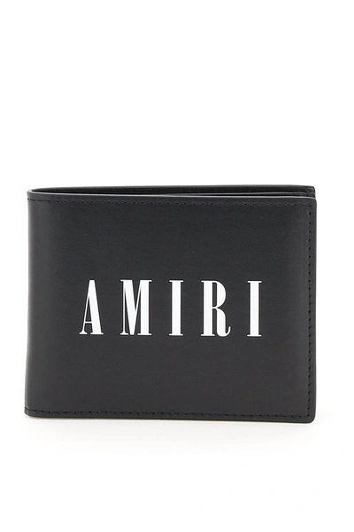 Amiri Bi-fold Leather Wallet In Black