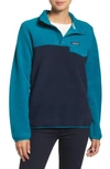 Patagonia Synchilla Snap-t Fleece Pullover In Elwha Blue