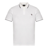 Paul Smith Mens  White Regular Fit Zebra Badge Polo Shirt