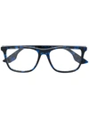 Mcq By Alexander Mcqueen Contrast Tortoiseshell Glasses In Blue