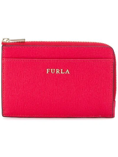 Furla Small Zip Purse In Pink