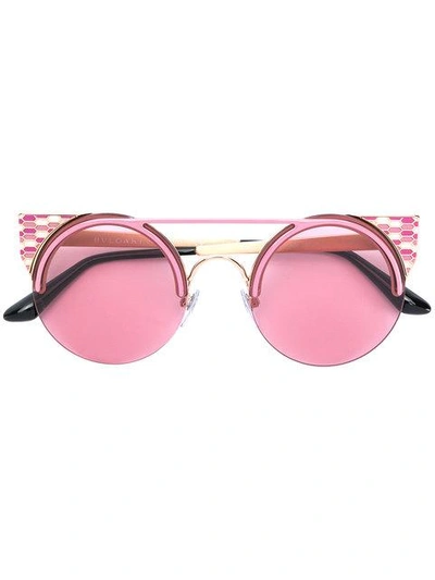 Bulgari Enamelled Cat Eye Sunglasses