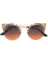 Bulgari Enamelled Cat Eye Sunglasses