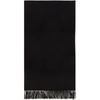 Rag & Bone Fringe-trim Cashmere Poncho In Black/ Black