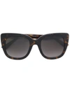 Gucci Oversized Square Frame Sunglasses In Brown