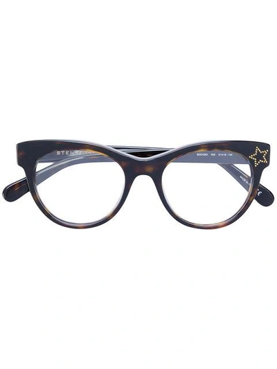 Stella Mccartney Eyewear Cat-eye Glasses - Brown