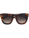 Gucci Eyewear Tortoiseshell-effect Sunglasses - Brown