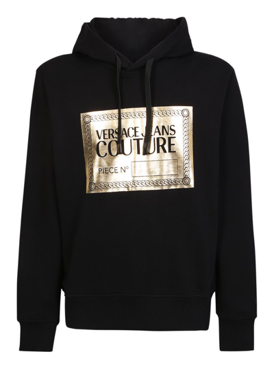 Versace Jeans Couture Bold Print Hoodie In Black 1