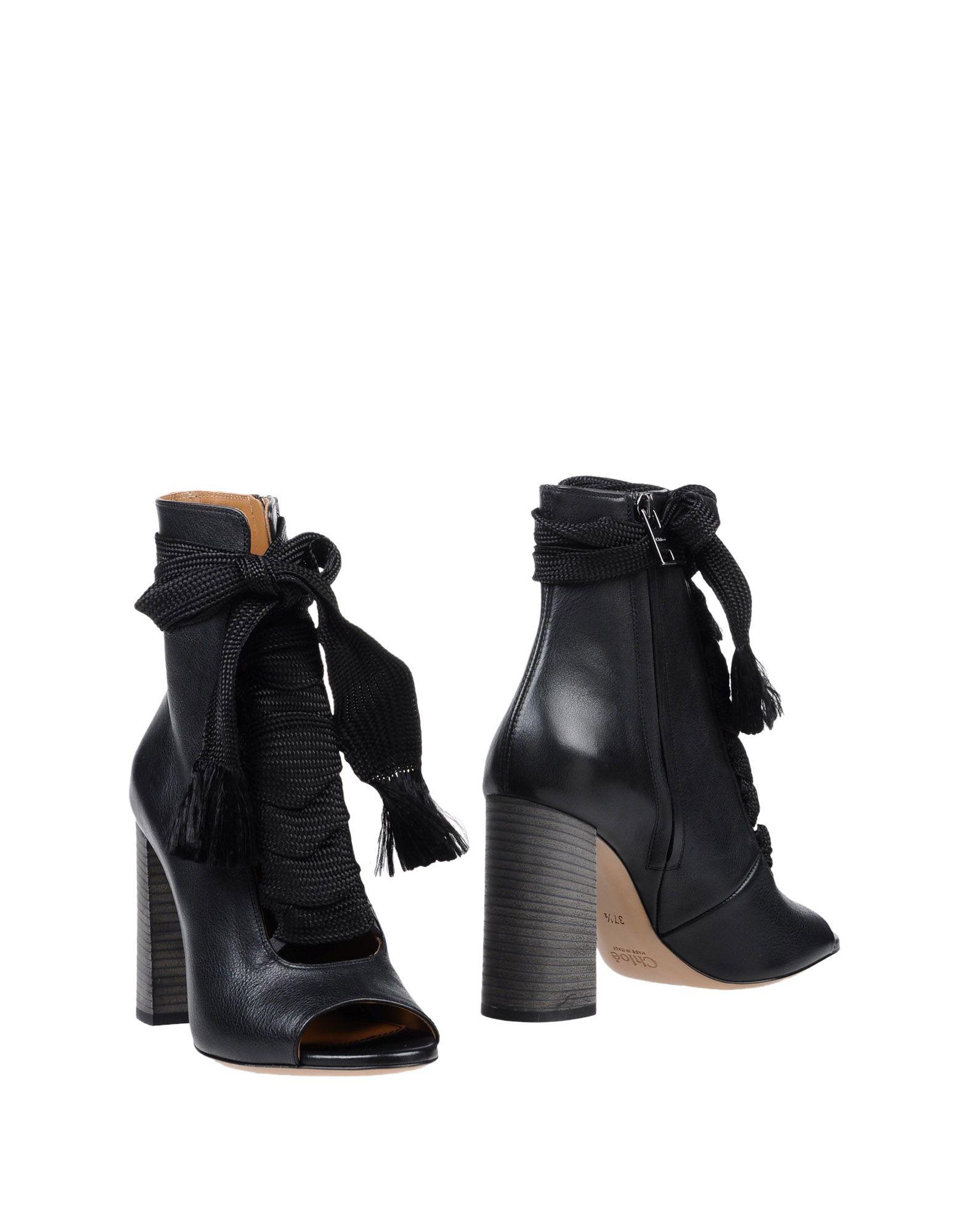 Chloé Ankle Boot In Black | ModeSens