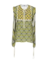 Msgm Blouse In Yellow