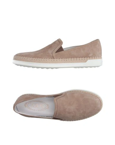 Tod's Loafers In Beige