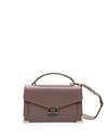 The Kooples Emily Medium Leather Satchel In Taupe