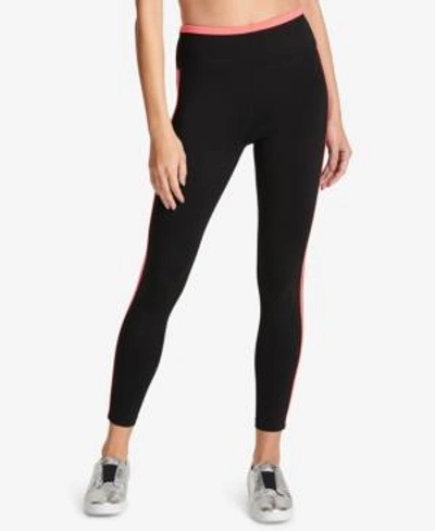Dkny Sport High-rise Active Leggings In Vibrant Pink