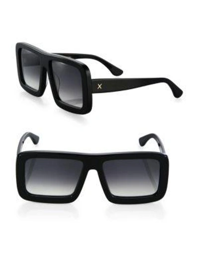 Dax Gabler Oversized Rectangular Sunglasses In Black