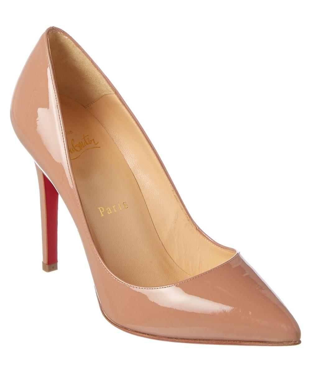 christian louboutin double l 100 patent pump